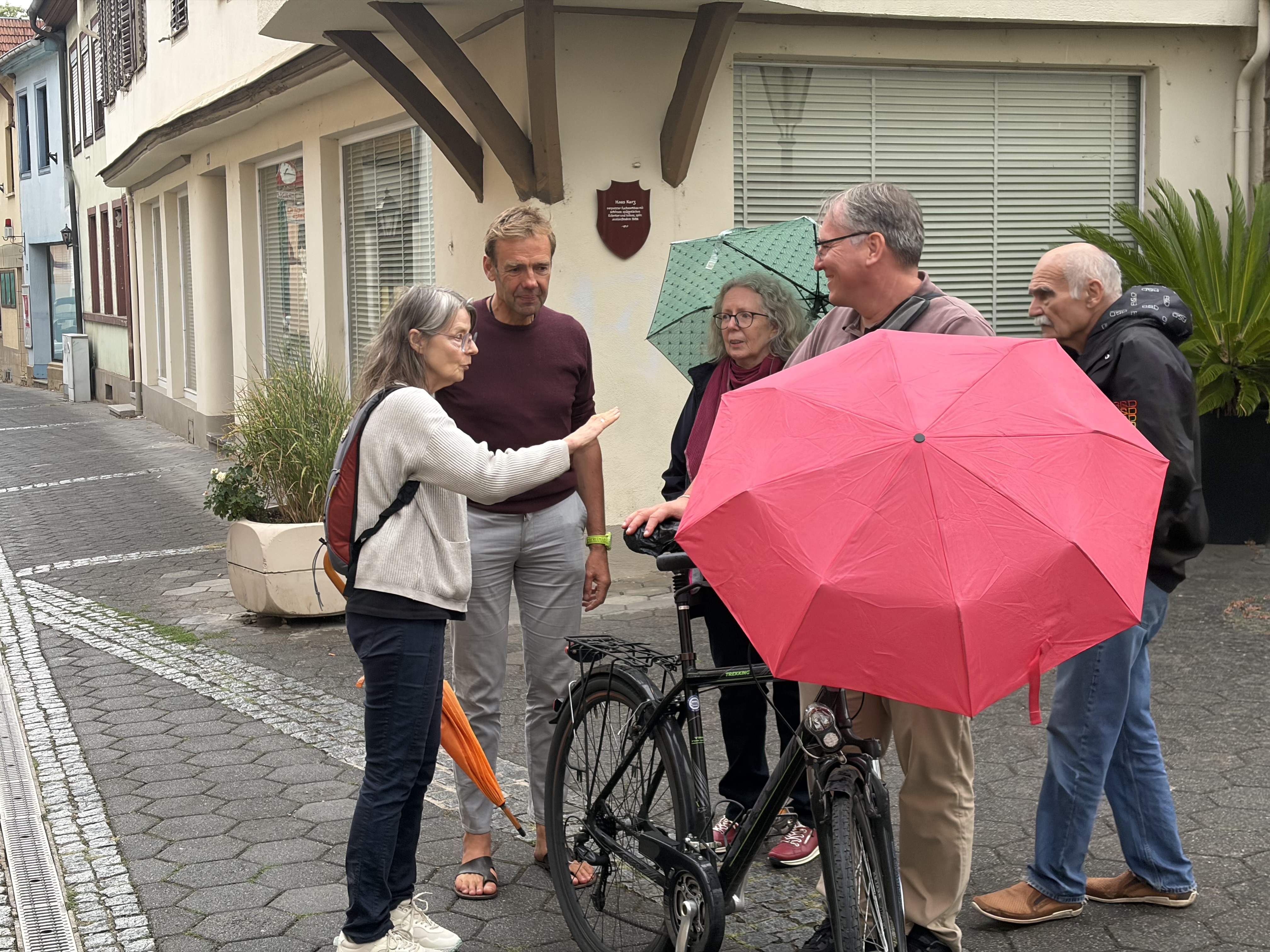 Die GRÜNEN Nahe-Glan erkunden den Leerstand in Bad Sobernheim