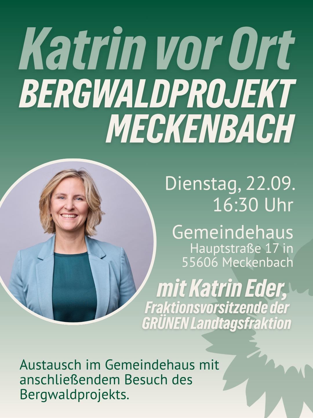 Katrin vor Ort - Bergwaldprojekt Meckenbach