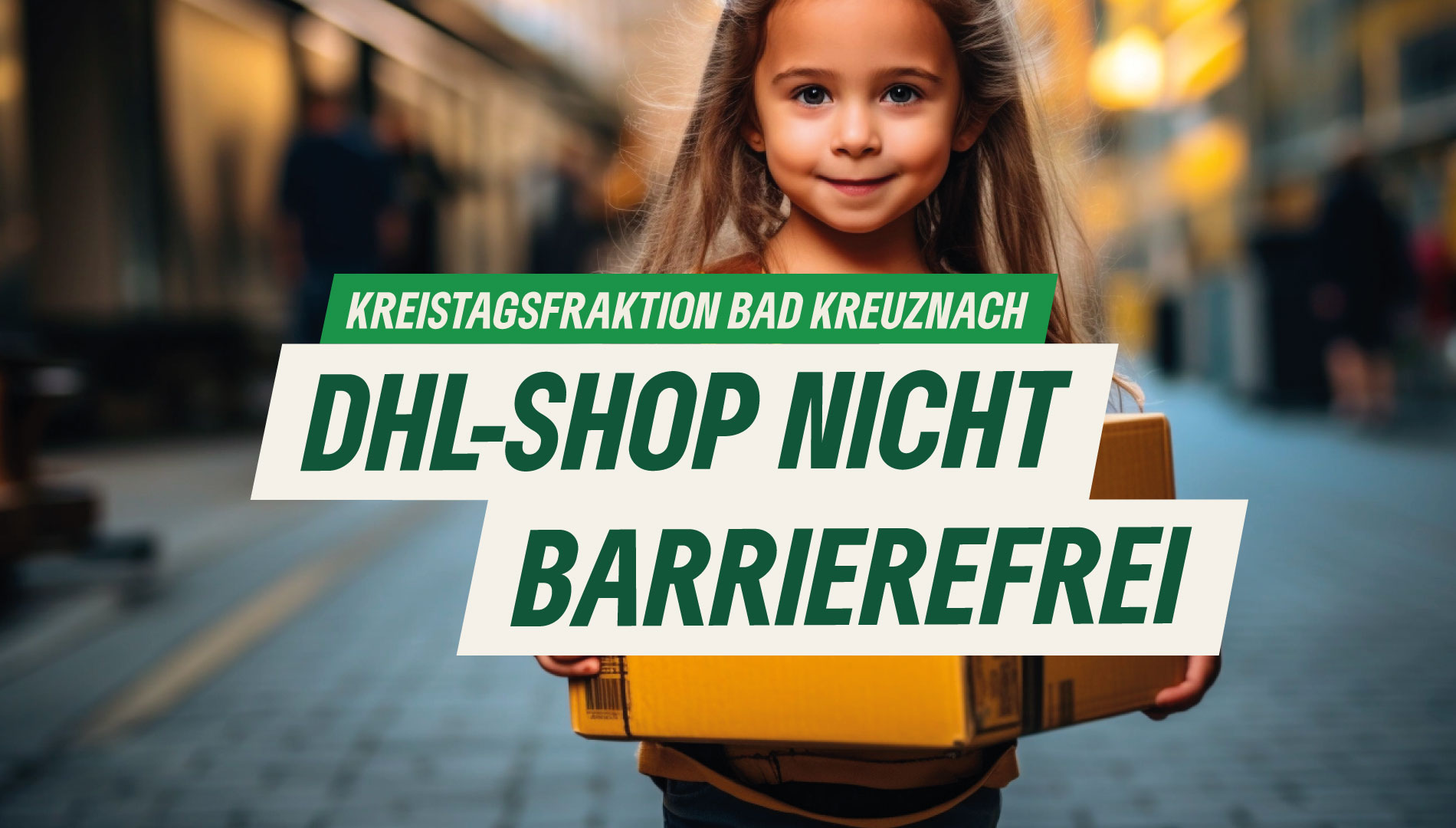 Neuer DHL-Shop in Bad Kreuznach ist nicht barrierefrei - Brief an den DHL-Pressesprecher