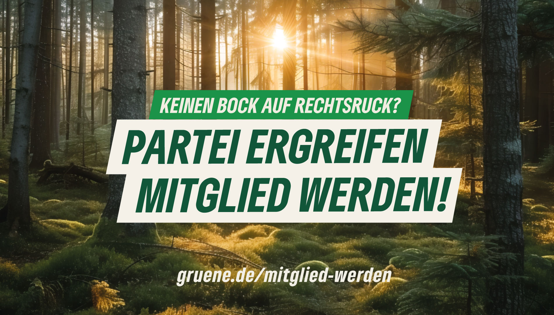 Keinen Bock auf den Rechtsruck? Jetzt Mitglied werden!